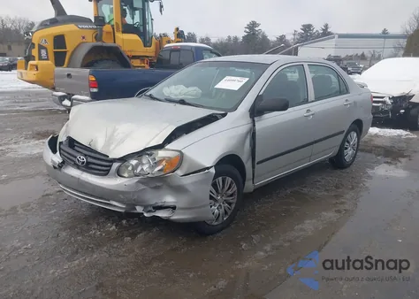 2004 Toyota Corolla Ce из США, поврежденный, VIN 2T1BR32EX4C301900